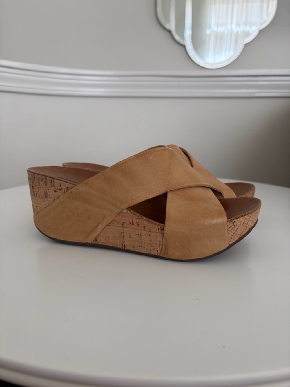 Chocolate Blu Wedge Sandals size 6.5